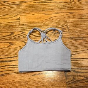 Forever 21 Lavender Ribbed Sports Bra